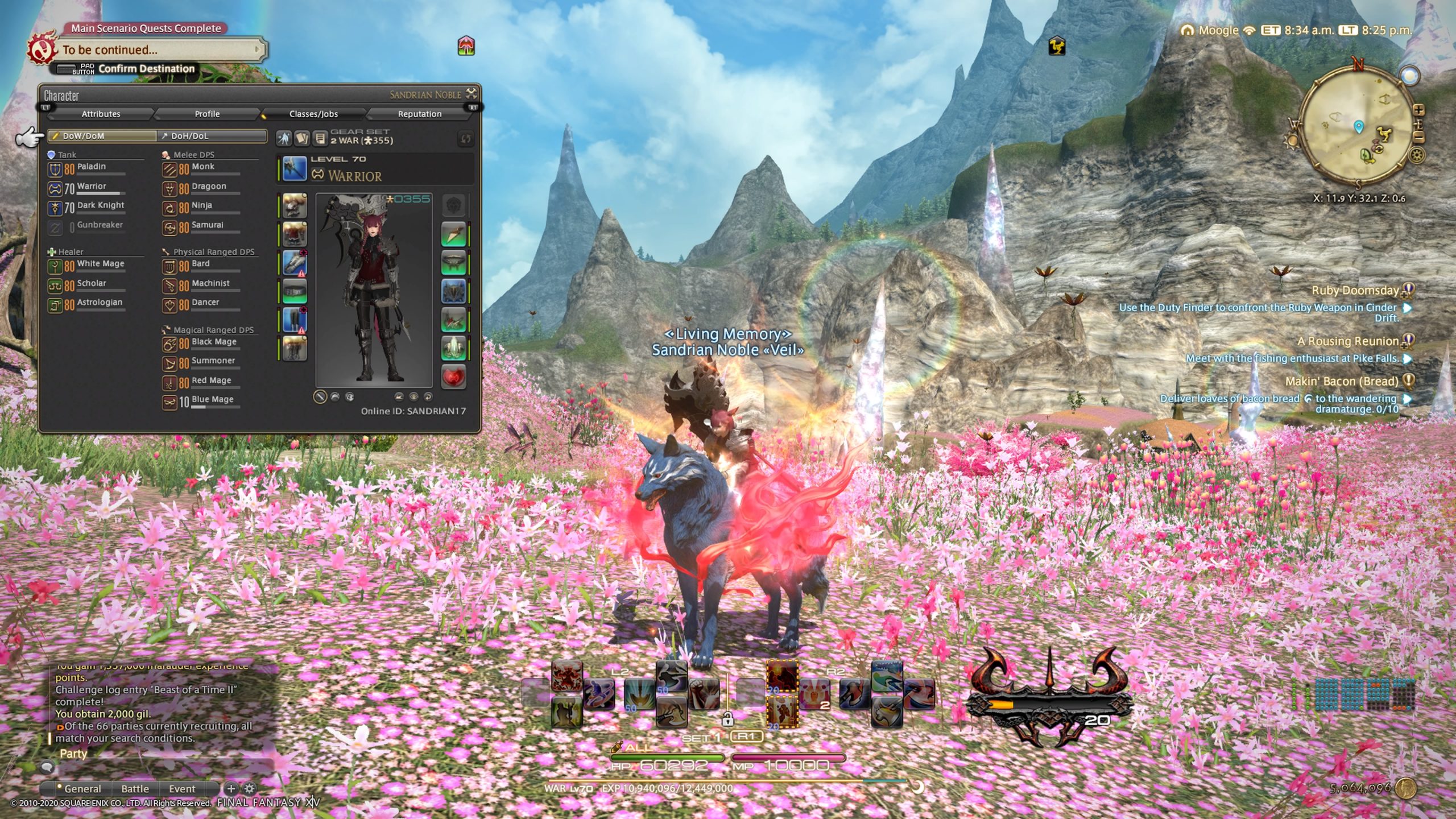 final fantasy xiv pc gameplay monk